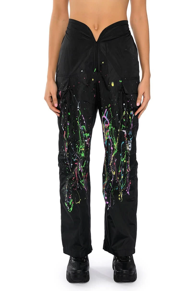 MY TIME PAINTED WIDE LEG PANTS 3 MY TIME PAINTED WIDE LEG PANTS