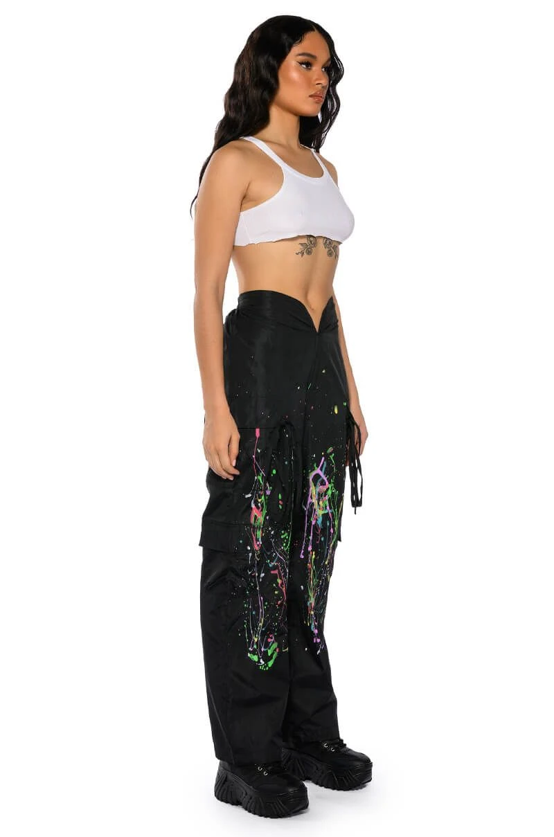 MY TIME PAINTED WIDE LEG PANTS 7 MY TIME PAINTED WIDE LEG PANTS - Image 5