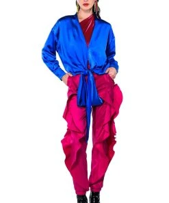 NEW ROMANTIC RUFFLE DETAILED JOGGER IN PINK -akira shop new romantic ruffle detailed jogger in pink pink 9 9