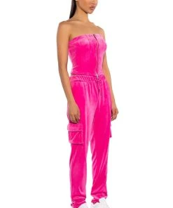 NEW RULES VELVET ZIP UP CORSET 17 NEW RULES VELVET ZIP UP CORSET -akira shop new rules velvet zip up corset pink 6 6