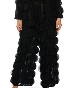 NEXT TIME TEXTURED WIDE LEG PANT