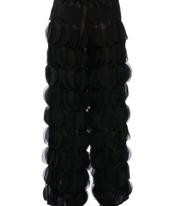 NEXT TIME TEXTURED WIDE LEG PANT -akira shop next time textured wide leg pant black 7 7