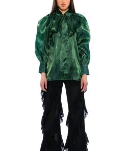 NINA RUFFLE TROUSER -akira shop nina ruffle trouser black 4 4