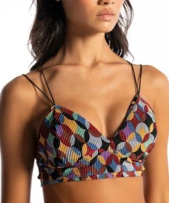NO PROMISES BRALETTE TOP -akira shop no promises bralette top multi 7 7