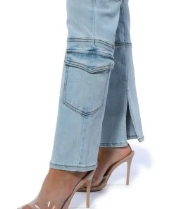 NOT YOUR AVERAGE GIRL DENIM PANTS 13 NOT YOUR AVERAGE GIRL DENIM PANTS -akira shop not your average girl denim pants light blue 6 6