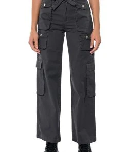 NOTHING ABOUT YOU BELTED CARGO PANTS