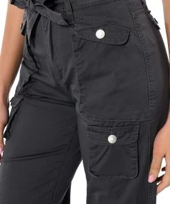 NOTHING ABOUT YOU BELTED CARGO PANTS -akira shop nothing about you belted cargo pants grey 8 8