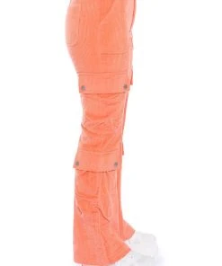 NOTHING BUT TIME CORDUROY CARGO PANT 15 NOTHING BUT TIME CORDUROY CARGO PANT -akira shop nothing but time corduroy cargo pant orange 6 6