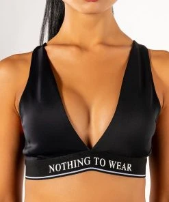 NOTHING TO WEAR BRALETTE -akira shop nothing to wear bralette black 7 7