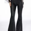 **TALL** ON DUTY VEGAN LEATHER HIGH RISE FLARE PANTS 1 **TALL** ON DUTY VEGAN LEATHER HIGH RISE FLARE PANTS -akira shop on duty vegan leather high rise flare pants long inseam black 1 1
