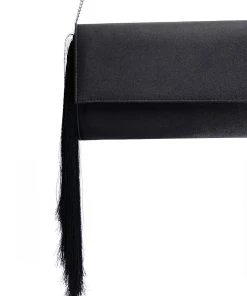 ON THE FRINGE CLUTCH -akira shop on the fringe clutch black 6 6