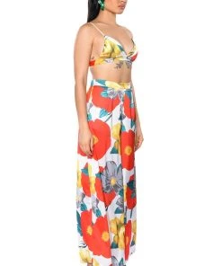 ON THE PATIO PALAZZO PANTS 13 ON THE PATIO PALAZZO PANTS -akira shop on the patio palazzo pants yellow multi 3 3