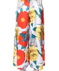 ON THE PATIO PALAZZO PANTS 18 ON THE PATIO PALAZZO PANTS -akira shop on the patio palazzo pants yellow multi 9 9