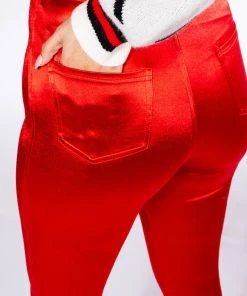 ONE MORE TIME HIGH WAISTED STRETCHY LEGGINGS 18 ONE MORE TIME HIGH WAISTED STRETCHY LEGGINGS -akira shop one more time high waisted stretchy leggings red 8 8
