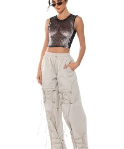 OUT OF THIS GALAXY MESH TOP -akira shop out of this galaxy mesh top black 3 3 c1