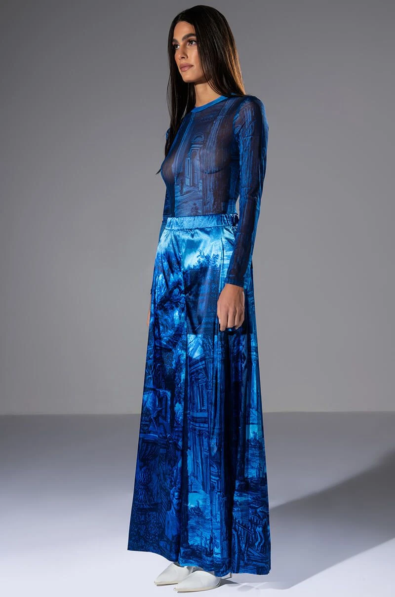 PARADISE ABSTRACT WIDE LEG PANT 5 PARADISE ABSTRACT WIDE LEG PANT - Image 3