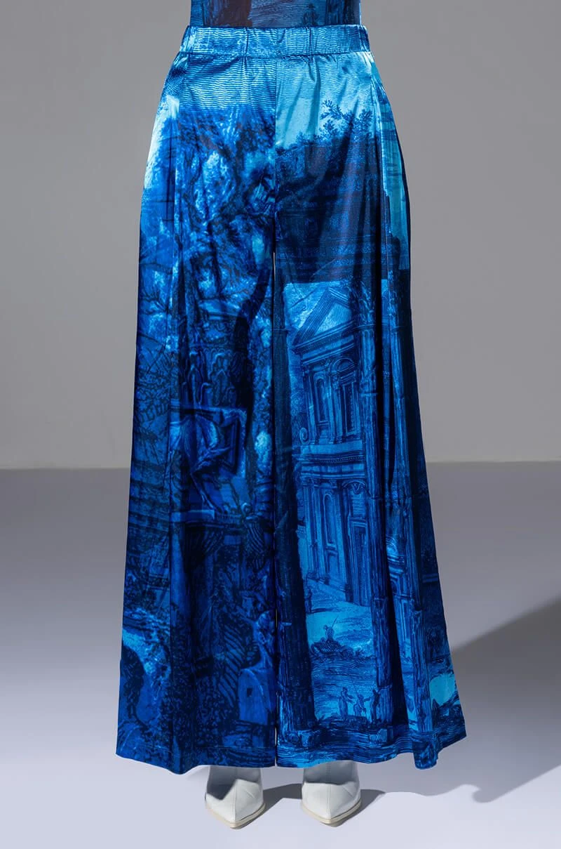PARADISE ABSTRACT WIDE LEG PANT 6 PARADISE ABSTRACT WIDE LEG PANT - Image 4
