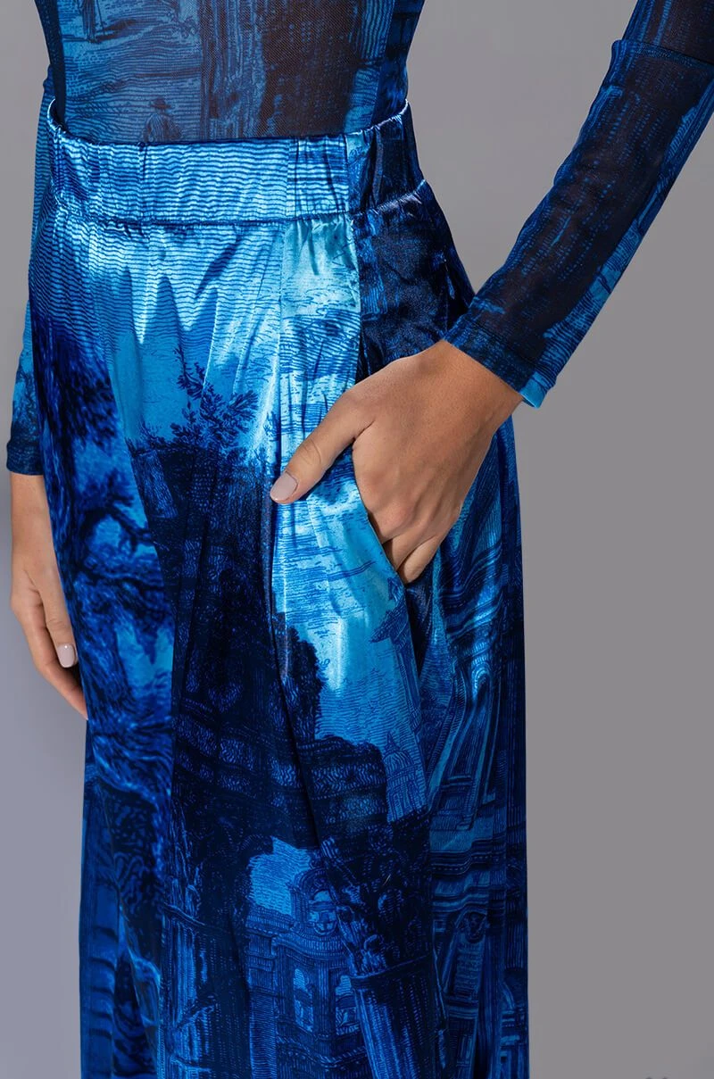 PARADISE ABSTRACT WIDE LEG PANT 9 PARADISE ABSTRACT WIDE LEG PANT - Image 7