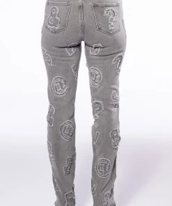 PATCH DETAIL SOFT DENIM STRAIGHT LEG JEAN -akira shop patch detail soft denim straight leg jean grey 6 6