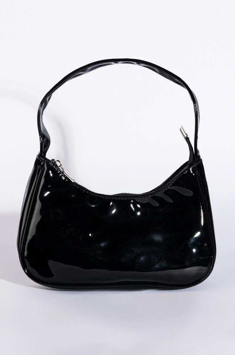 PATENT AF BLACK HANDBAG 3 PATENT AF BLACK HANDBAG