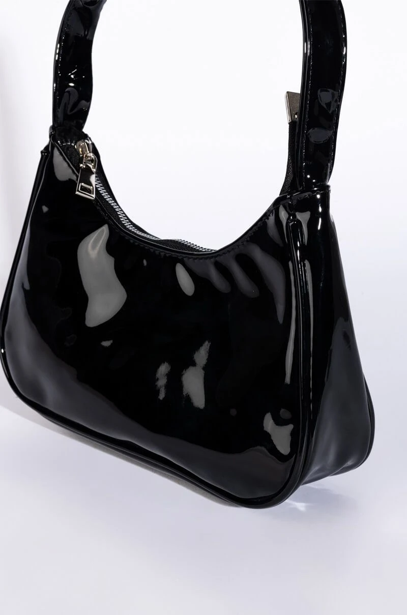 PATENT AF BLACK HANDBAG 5 PATENT AF BLACK HANDBAG - Image 3
