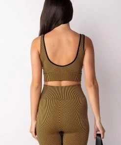 PAXTON GREEN LIGHT V NECK BRALETTE -akira shop paxton green light v neck bralette brown multi 6 6