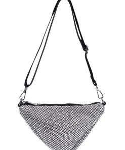 POP OUT RHINESTONE CROSSBODY BAG