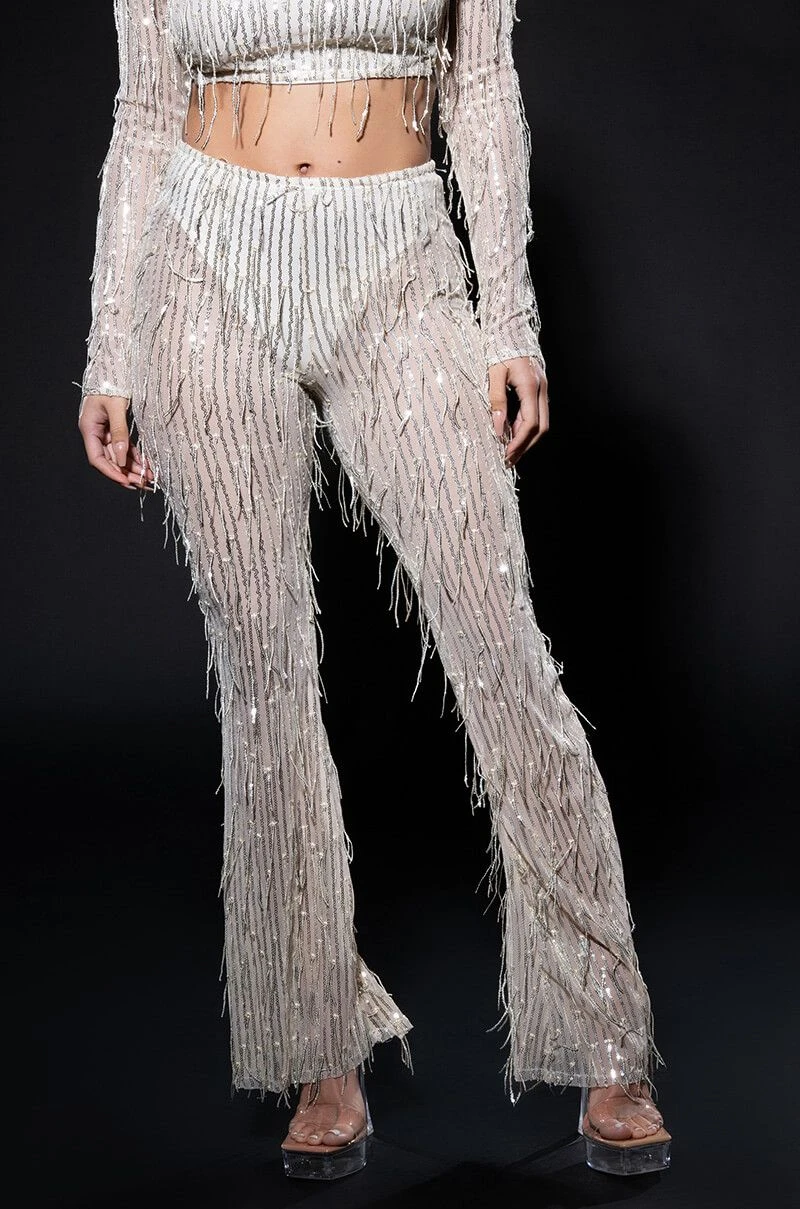 POPPING BOTTLES TONIGHT SEQUIN PANTS 3 POPPING BOTTLES TONIGHT SEQUIN PANTS