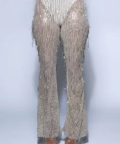 POPPING BOTTLES TONIGHT SEQUIN PANTS 15 POPPING BOTTLES TONIGHT SEQUIN PANTS -akira shop popping bottles tonight sequin pants champagne 4 4 c1
