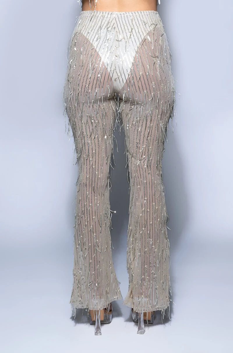 POPPING BOTTLES TONIGHT SEQUIN PANTS 10 POPPING BOTTLES TONIGHT SEQUIN PANTS - Image 8
