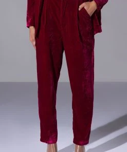 PRETTY IN VELVET TROUSER