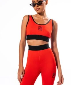 PUMA X VOGUE BRA TOP -akira shop puma x vogue bra top red multi 2 2