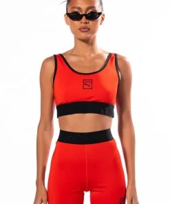 PUMA X VOGUE BRA TOP -akira shop puma x vogue bra top red multi 5 5