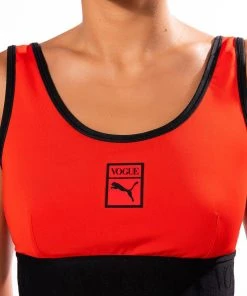PUMA X VOGUE BRA TOP -akira shop puma x vogue bra top red multi 8 8