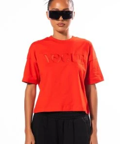 PUMA X VOGUE RELAXED GRAPHIC TEE -akira shop puma x vogue relaxed graphic tee red 3 3