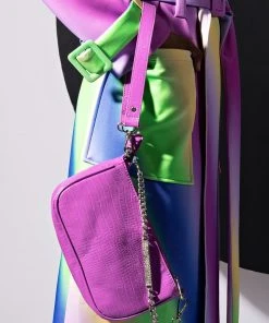 PURPLE LAGOON CROC PURSE -akira shop purple lagoon croc purse purple 1 1