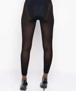 QUERENDO TE MESH LEGGING -akira shop querendo te mesh legging black 6 6