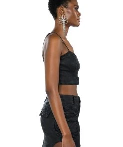 RANGER CAMO CORSET CROP TOP -akira shop ranger camo corset crop top black multi 6 6