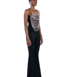 REBEL HEART CHAINED SLEEVELESS TOP -akira shop rebel heart chained sleeveless top silver 5 5 c1