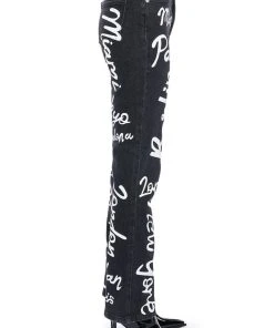 REPRESENT HIGH RISE STRAIGHT LEG JEAN 16 REPRESENT HIGH RISE STRAIGHT LEG JEAN -akira shop represent high rise straight leg jean black multi 6 6