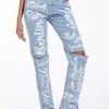 REPRESENT HIGH RISE STRAIGHT LEG JEAN -akira shop represent high rise straight leg jean light blue denim 1 1