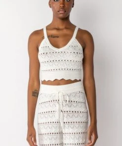 RESORT READY KNIT BRALETTE -akira shop resort ready knit bralette ivory 3 3