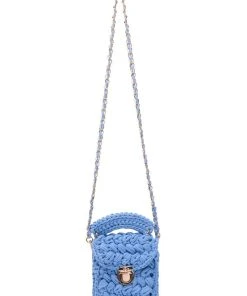 RHEBEKKA WOVEN BAG IN BLUE
