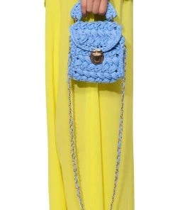 RHEBEKKA WOVEN BAG IN BLUE -akira shop rhebekka woven bag in blue blue 2 2 c1