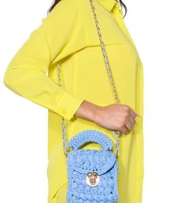 RHEBEKKA WOVEN BAG IN BLUE -akira shop rhebekka woven bag in blue blue 3 3 c1