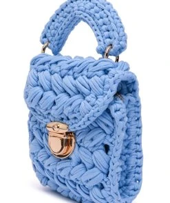 RHEBEKKA WOVEN BAG IN BLUE -akira shop rhebekka woven bag in blue blue 4 4