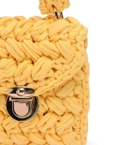 RHEBEKKA WOVEN BAG IN YELLOW -akira shop rhebekka woven bag in yellow yellow 5 5