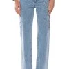 RILEE EMBELLISHED STRAIGHT FIT JEANS