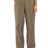 ROLL THE DICE STRAIGHT LEG TROUSER -akira shop roll the dice straight leg trouser black brown 1 1
