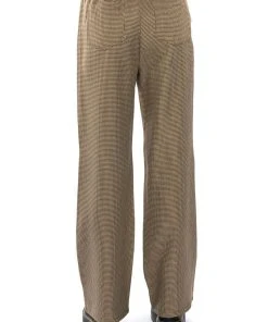 ROLL THE DICE STRAIGHT LEG TROUSER -akira shop roll the dice straight leg trouser black brown 7 7